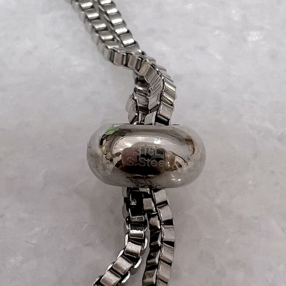 Thai Black Spinel Black Diamond Silver BOLO Bracelet - Picture 8 of 9